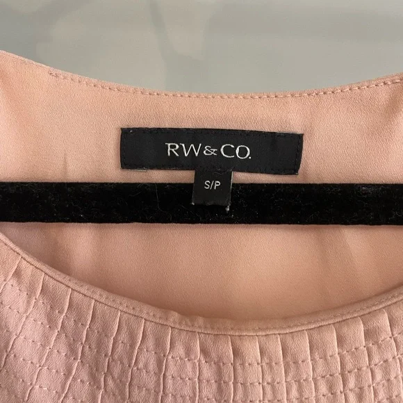RW&Co. Pink Sleeveless Blouse Size S - Picture 2 of 3